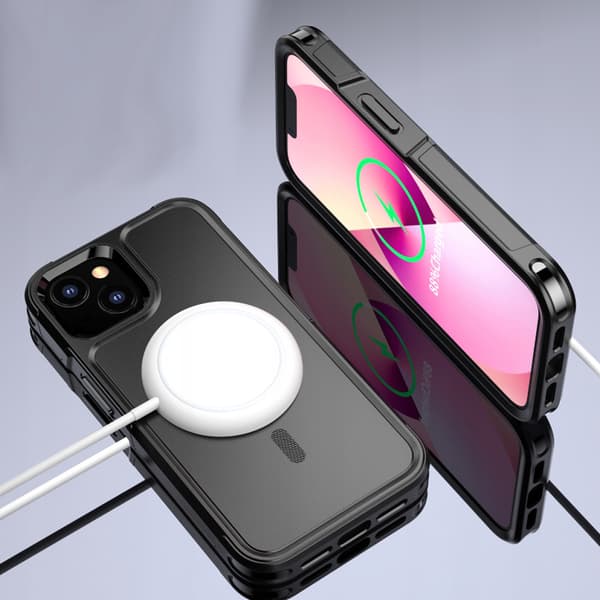 iPhone 13-cover, MagForce til MagSafe, sort