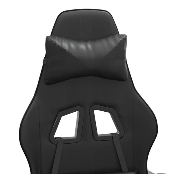 vidaXL gamingstol, sort, kunstlæder