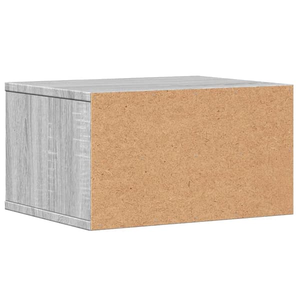 vidaXL printerstativ, grå Sonoma-eg, 40x32x22,5 cm