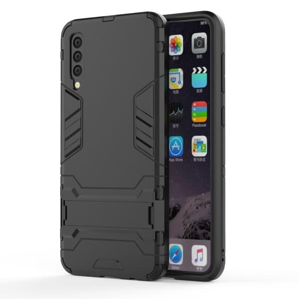 KickStand cover til Samsung Galaxy A50s / A50 / A30s - Sort