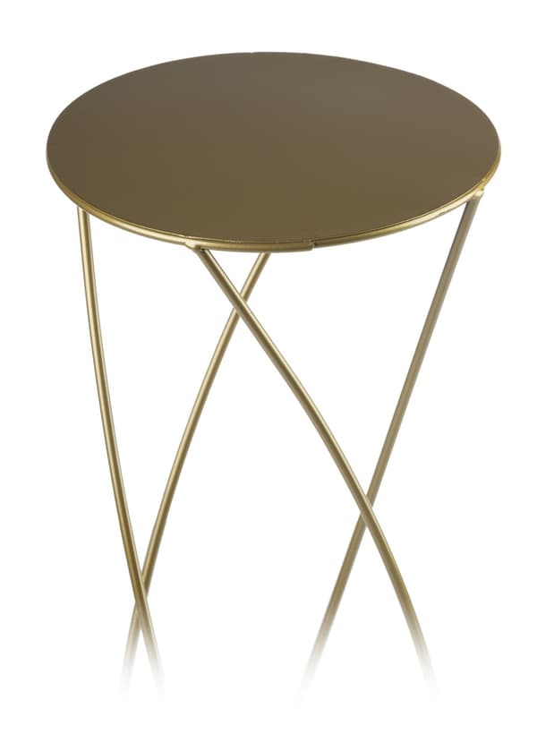 Stående blomsterfod 70 cm til planter, guld