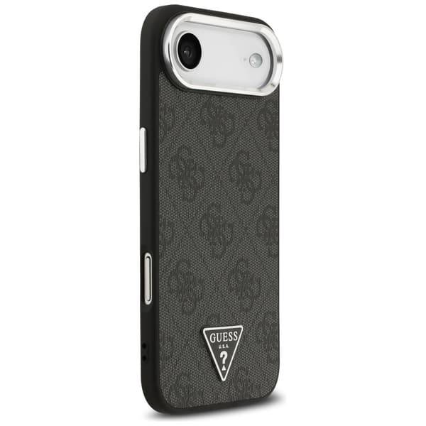 Guess 4G Triangle Logo MagSafe-etui til iPhone Air, sort sølv