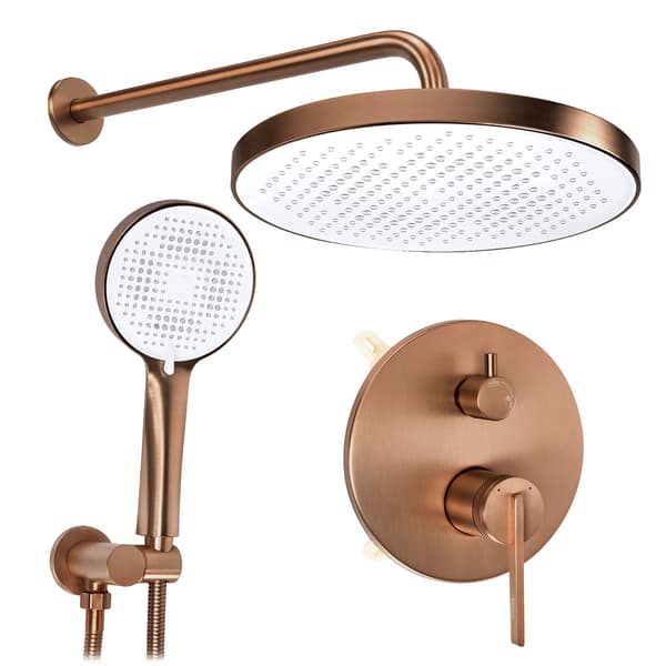 Grace Koppar Inbyggt Duschset Borstad Koppar + ASK