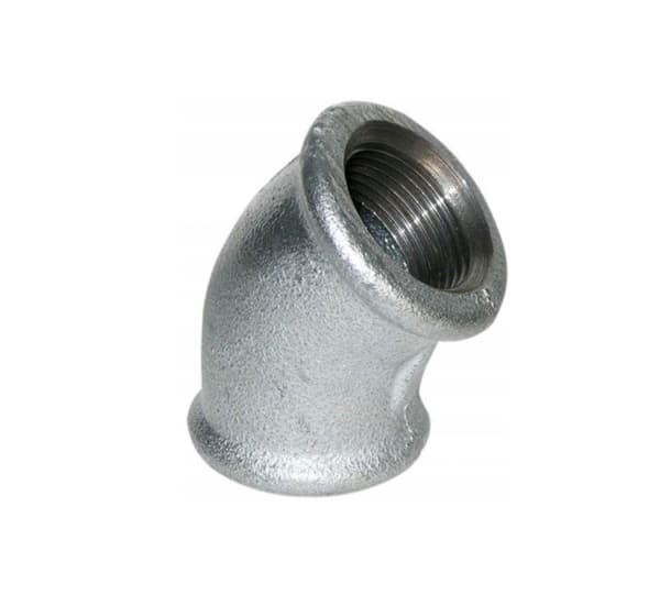 IDMAR 45° 3/4" galvaniseret albue