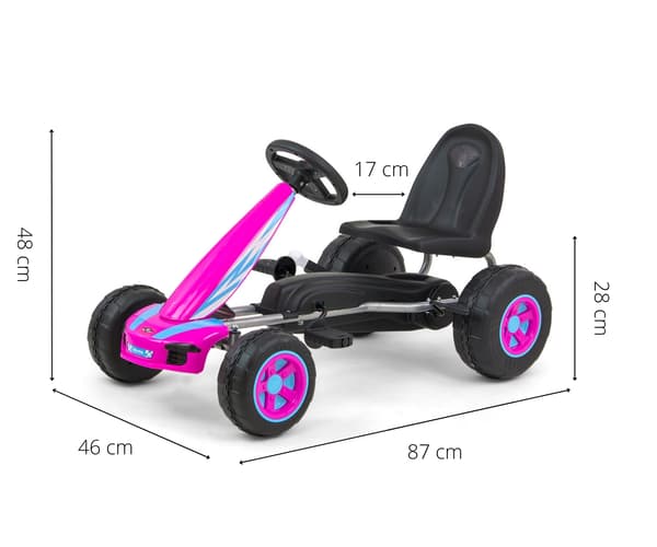 MILLY MALLY 3128 Viper Rosa Trampbil