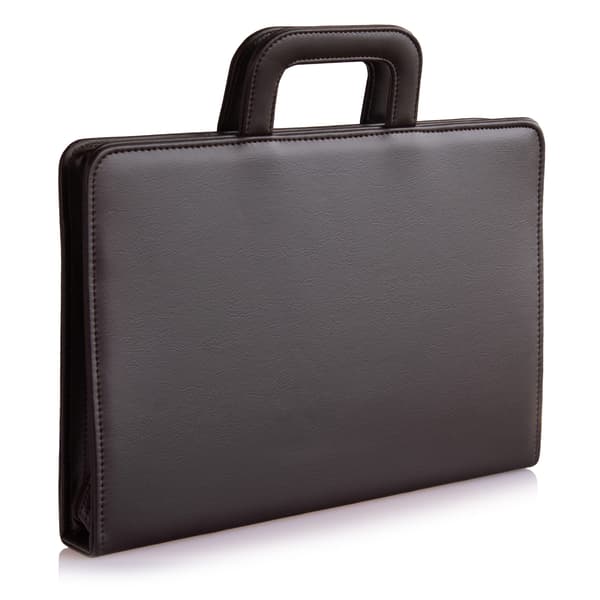Elegant A4 herremappe - Stilfuld konferencemappe med ring og klips