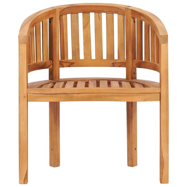 vidaXL bananstol massiv teak