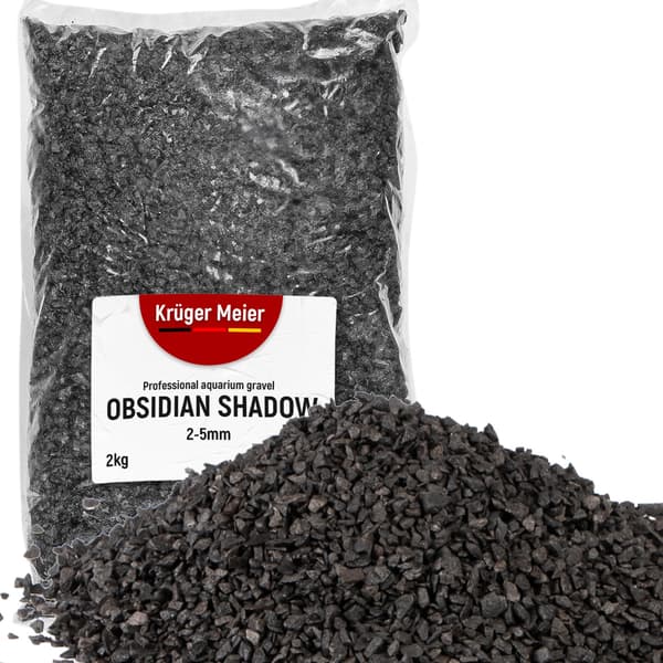 Kruger Meier Obsidian Shadow 2-5 mm - Akvaariosora 2 kg