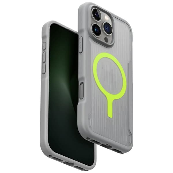 UNIQ Combat Active-cover til iPhone 16 Pro Max Magclick-opladning grå
