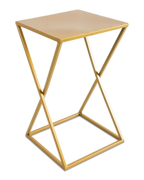 Stående blomsterstander 40 cm guld moderne