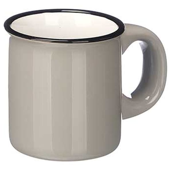 Sæt med espressokopper 100 ml grå