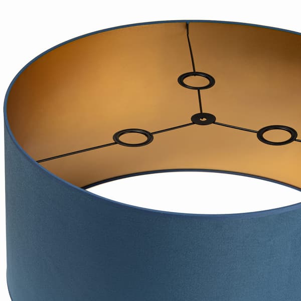 Tornado AXL1 lampe, denim fløjl-guld