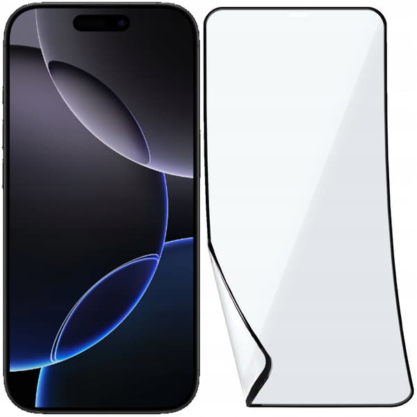 FULD HYBRIDGLAS TIL IPHONE 16 PRO FULDSKÆRM KERAMISK 9D BESKYTTELSE