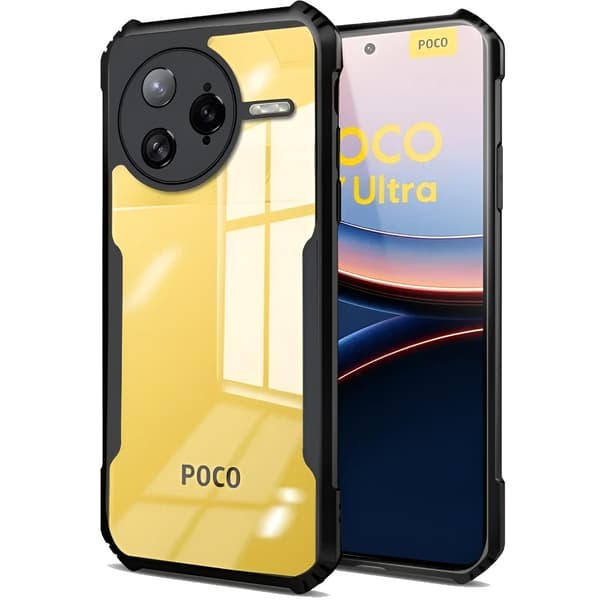 Etui til Xiaomi Poco F7 Ultra, AntiDrop Hybrid, sort
