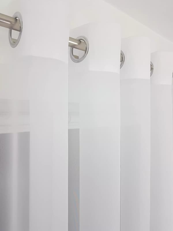 Valmis voile-verho silmukoilla 400x250cm