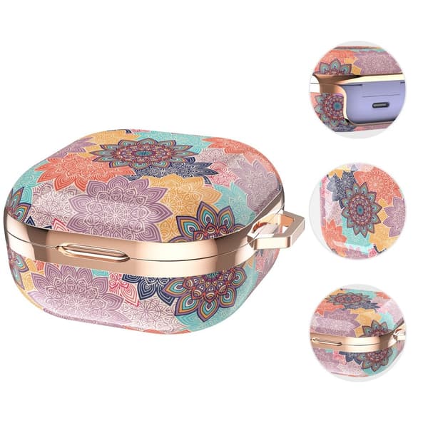 Etui til Samsung Galaxy Buds 2 / 2 Pro / Pro / Live, farverig mandala