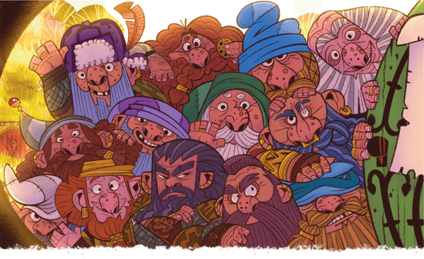 Rebel Hobbit: Derhen og tilbage igen brætspil (polsk udgave)
