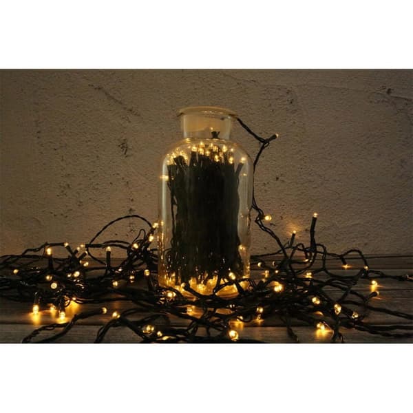 LED-julgransbelysning 200 ljus kallvit inomhus ringformat IP20