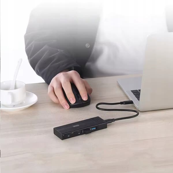 Zenwire USB-C 7-i-1 SSD-husbefæstelse M.2 NVME PCIE SATA SD-adapter
