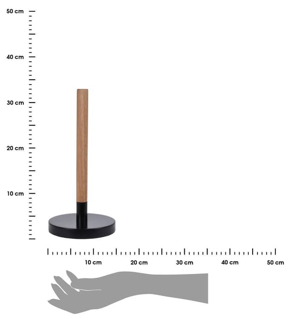 Pappershandduksställ i bambu, 31 cm