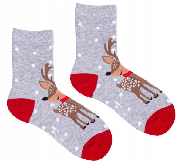 BØRNES JULESTRØMPER grå YO! 20/22 £006E