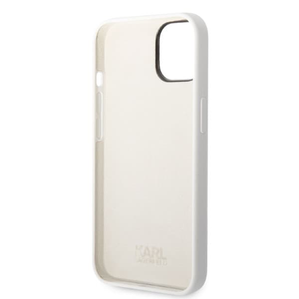 Karl Lagerfeld Silikone Choupette-etui til iPhone 14 Plus, Hvid