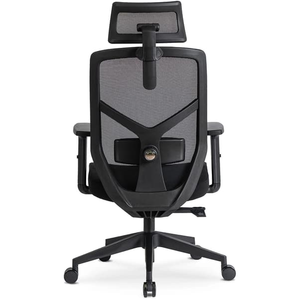 BENTO sort moderne ergonomisk drejestol til kontorpersonale