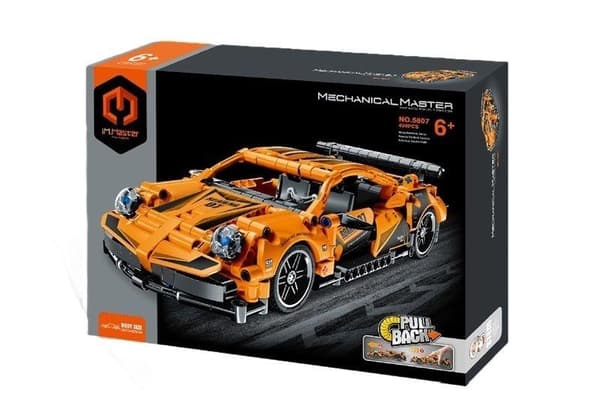 Bilklodser orange 490 stk.