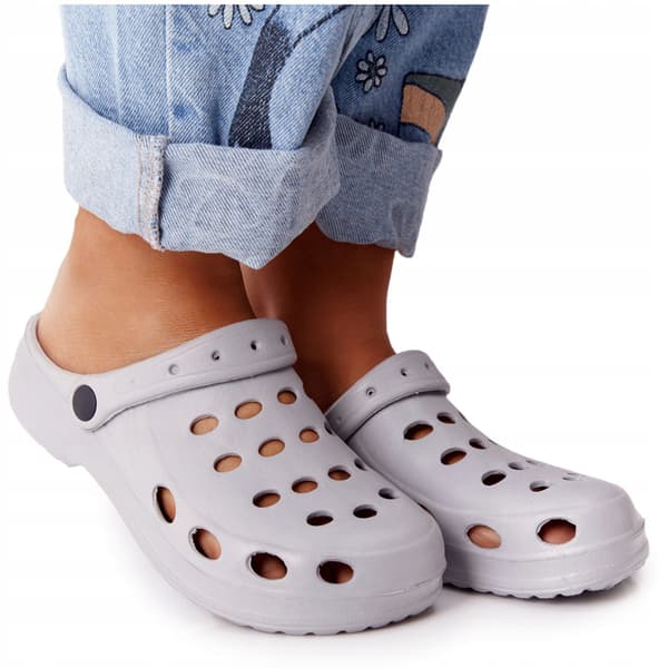 Kroks Skum Pool Flip-Flops Lysegrå 37