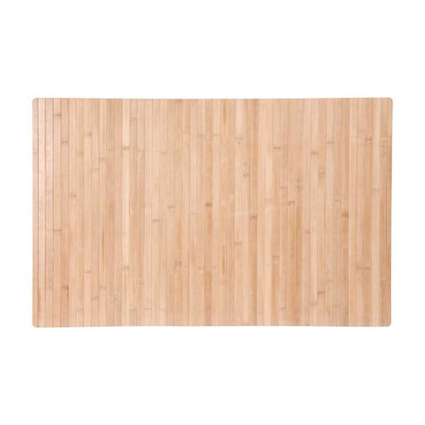 Bambuinen kylpyhuonematto, vaalea beige, 80 cm