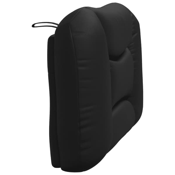 vidaXL hovedgærdehynde, sort, 90 cm, kunstlæder