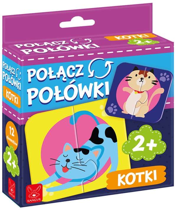 Koppla ihop halvorna. Kattungar