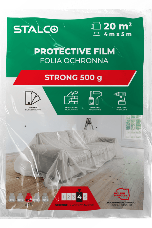 Stalco Skyddsfolie stark 4x5m 500g S043147670