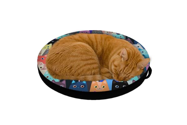 Kattbädd / Elastisk skummadrass Ring 40 cm Meow
