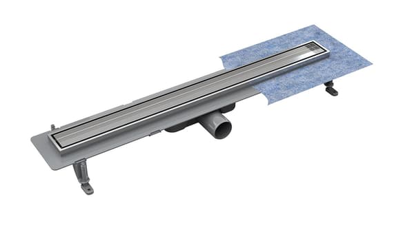Virgo basic 70 krom linjärt avlopp Besco dränering