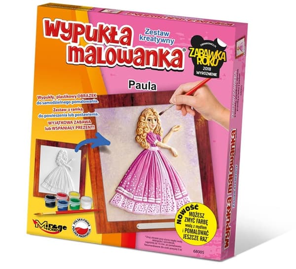 Kupera prinsessa -maalaus - Paula
