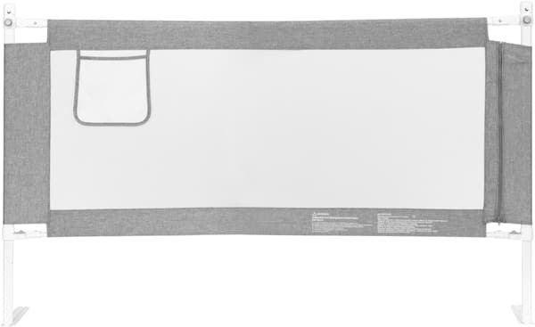 EcoToys sängskydd, grå, 180x61x25 cm