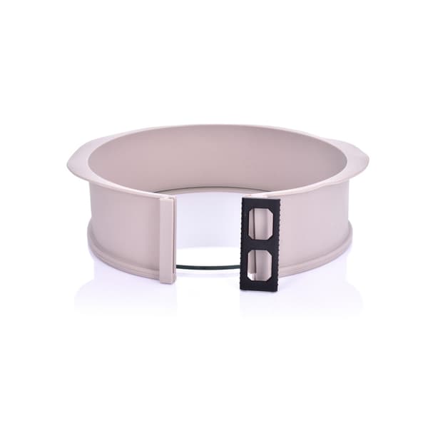 KISEL silikone bageform med glasbund, rund, 26,5x7,5, beige, DUKA