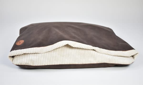 Mink NEL brun + creme 80cm x 60cm