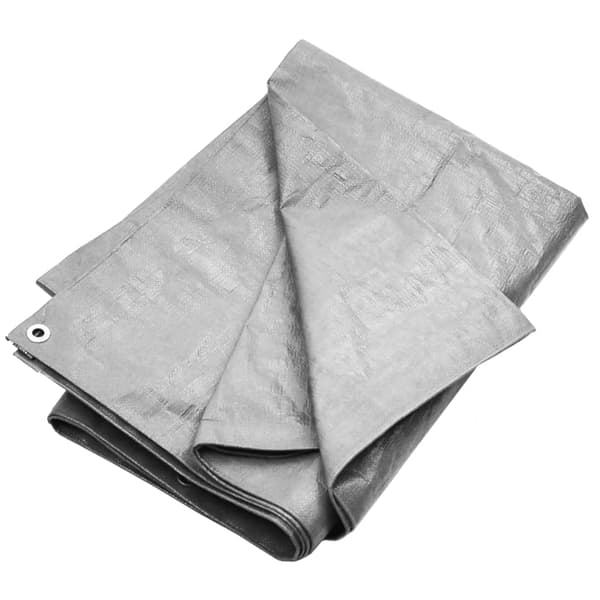 vidaXL Pressu, 180 g/m², 4x6 m, harmaa, HDPE