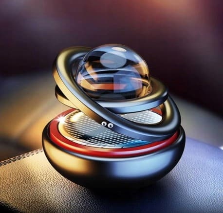 Planeta Solar Rotating Doftspridare för Bil + 3 Refills