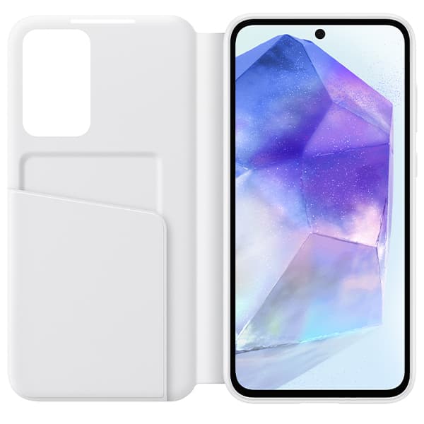 Samsung Smart View Plånboksfodral för Galaxy A55 5G Vitt