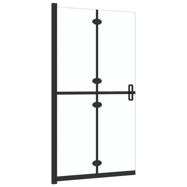 vidaXL Hopfällbar duschvägg klarglas 120x190 cm