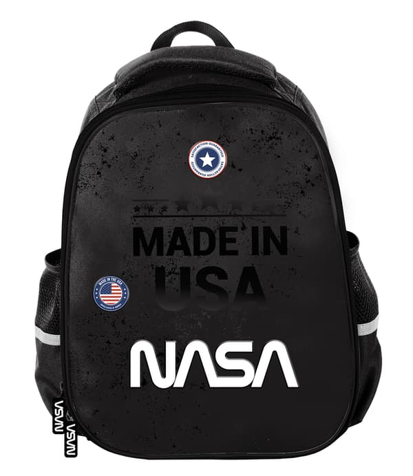 NASA-koulureppu, musta, pojille