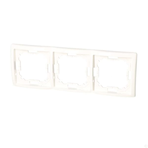 Triple frame BMR3/11 Basic hvidt modul
