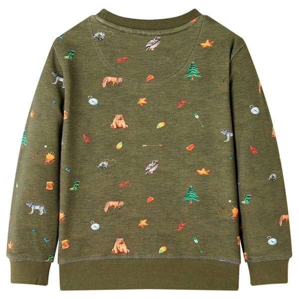 Børnesweatshirt, khaki, 128