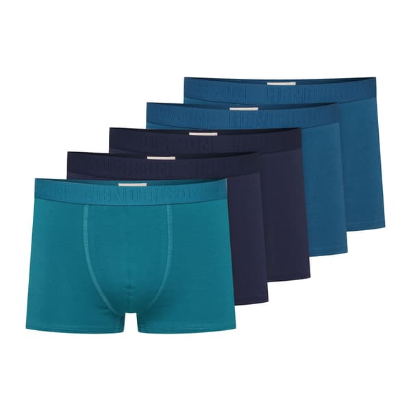 Solid Henderson 5-pak boksershorts | marineblå, turkis, blågrøn M
