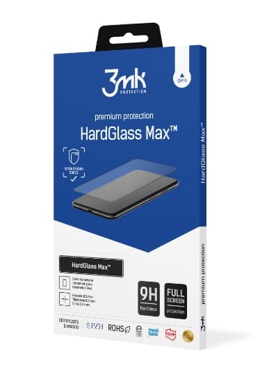 3MK HardGlass Max hærdet glas til Galaxy A36/A56, sort ramme