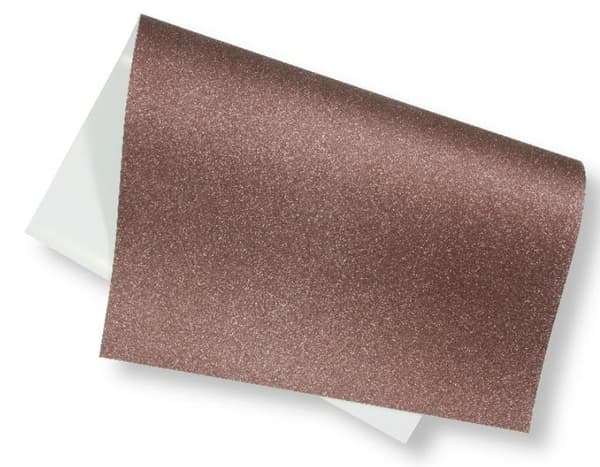 Glitter Bristol karton 200g 40x60cm brun 5 ark