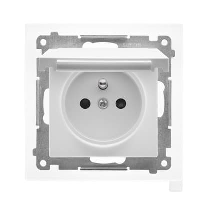 Stikdåse til IP44-version med tætning (modul) 16 A, 250 V~, lyntilslutning